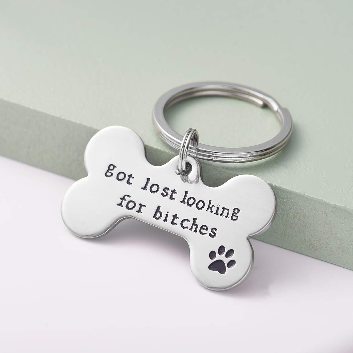 Got Lost Looking for Bitches Dog ID Tag - Unique Pet Id Tag - Dog Tag - Cat Tag - Custom Pet Tag - Image 4