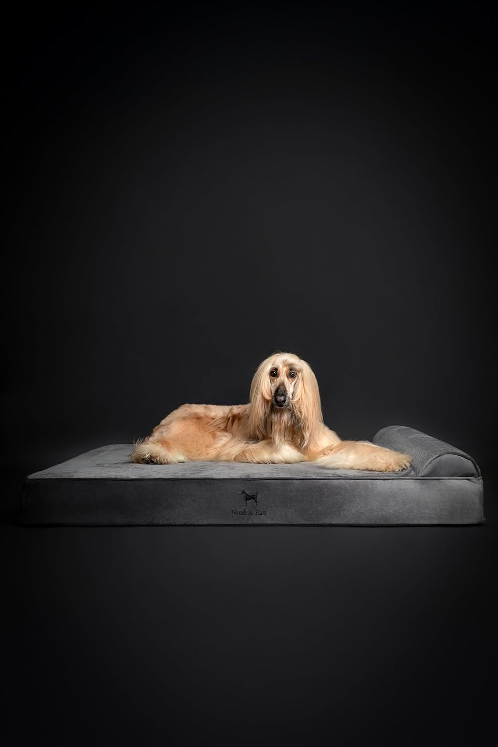 NOAH & PAW Giant Dog Bed XXL 55x45x9.5 Inch, Orthopedic Dog Beds, Eggshell Memory Foam Infused with Cooling Gel, Waterproof, Machine Washable, Includes Inner Cover (Velvet Collection) - Image 8