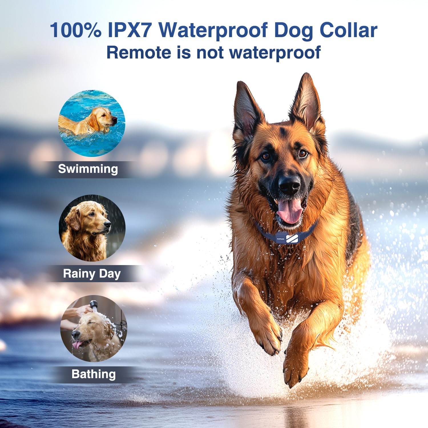 Dog Shock Collar - 4200FT Dog Training Collar with Remote for 20-140lbs Dogs, Innovative E Collar for Dogs Training with 4 Training Modes, Rechargeable Electric E-Collar for Large Dogs - Image 5