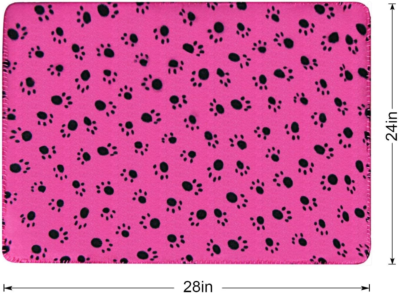 Comsmart Pet Blanket Dog Cat Soft Fleece Blankets Sleep Mat Pad Bed Cover with Paw Print for Kitten Puppy and Other Small Animals, 6 Pack of 24x28 Inches - Image 6