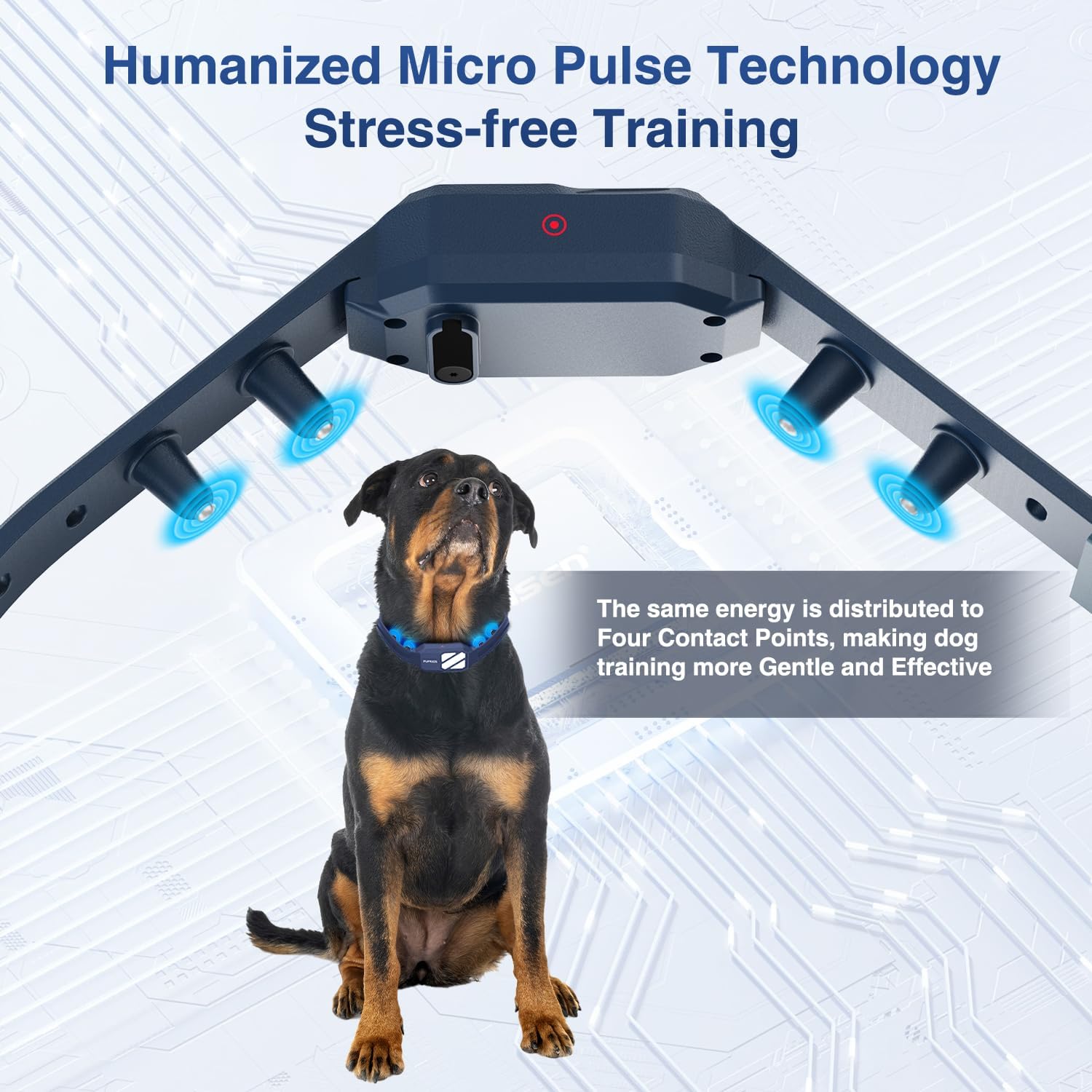 Dog Shock Collar - 4200FT Dog Training Collar with Remote for 20-140lbs Dogs, Innovative E Collar for Dogs Training with 4 Training Modes, Rechargeable Electric E-Collar for Large Dogs - Image 7