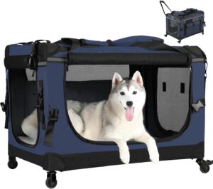 PEGIC 30IN Soft Collapsible Dog Cra...