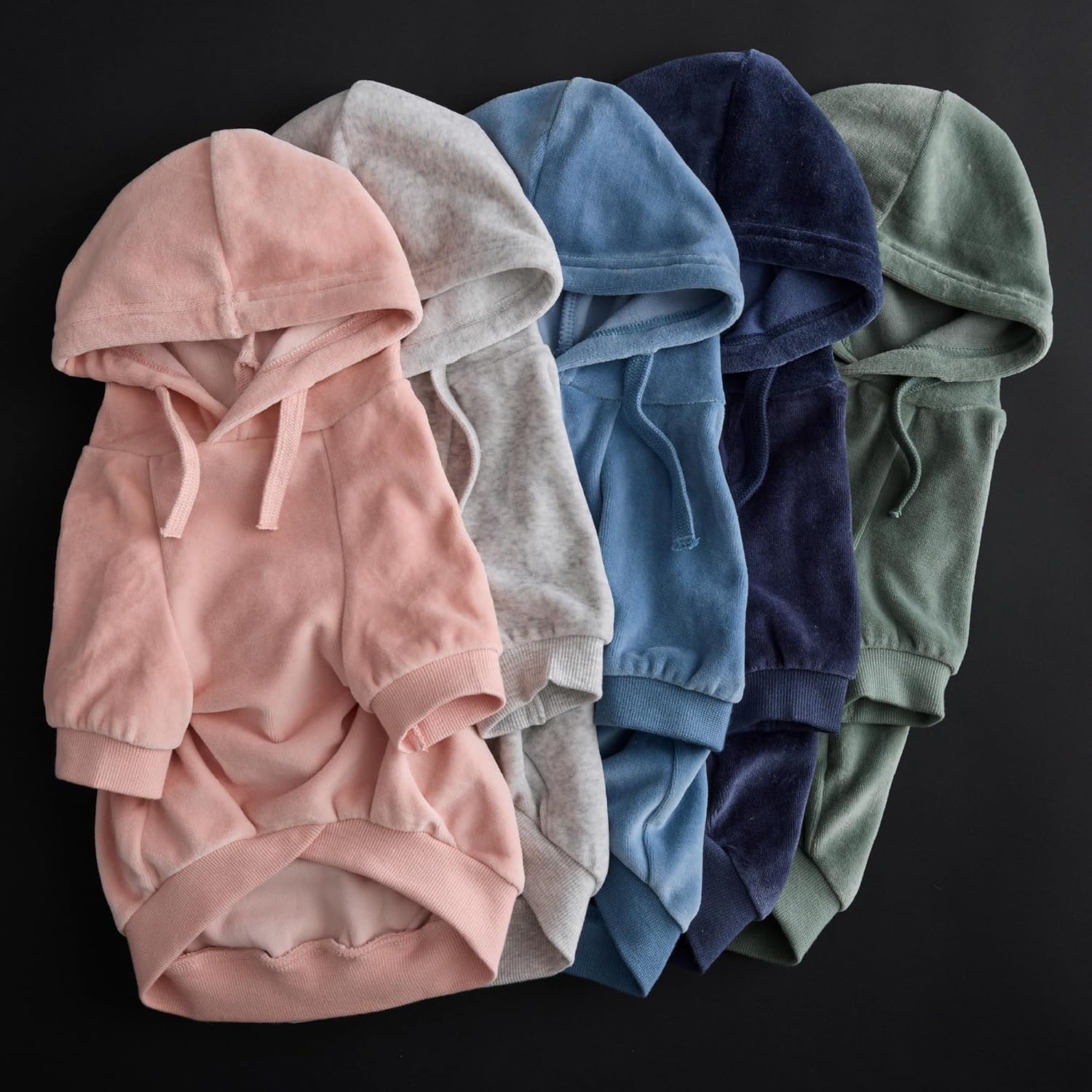 Pet Passion Cooper II Organic Cotton Velour Dog Hoodie Pet Coat for Small, Medium and Large Dogs, Sage, Medium (20-45 lbs) - Image 9