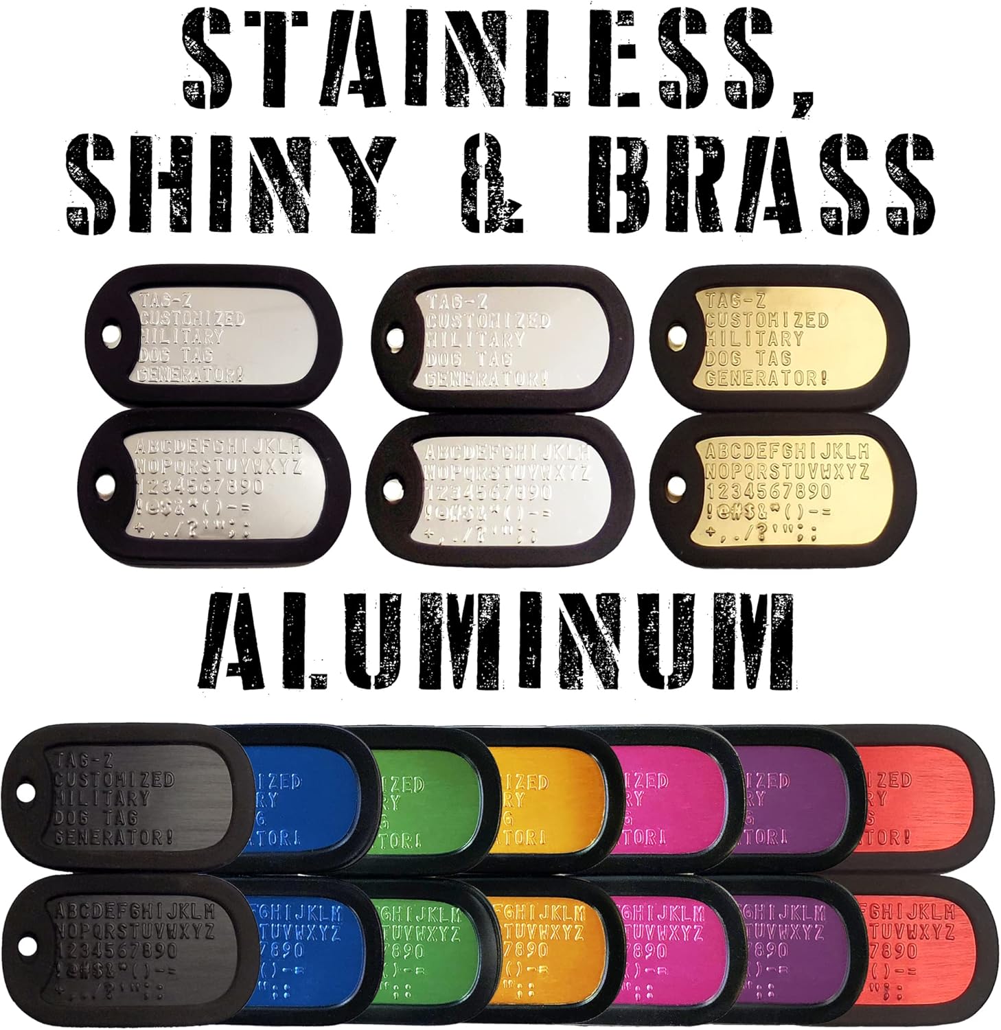 Personalized Military Dog Tags, 304 Stainless Steel, with Silencers and 304 Stainless Steel Military Chains, Replacement ID Tags for Active Duty Soldiers and Veterans - Image 4