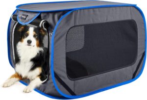Large Pop Up Kennel,Collapsible Tra...