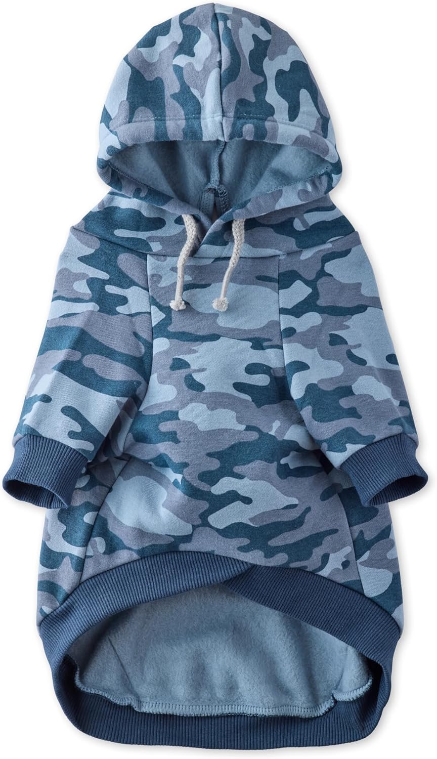 Pet Passion Rocky II - The Extra Comfy Hoodie, Organic Cotton and Recycled Poly Dog Hoodie Pet Coat Sweater for Small, Medium, Large Dogs, Navy Camo, XX-Large - Image 2
