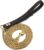 Strong Dog Chain Gold Leash Long 3FT 4FT 5FT 18K Stainless Steel 12mm Curb Cuban Link Dog Leash with Comfortable Genuine Leather Handle(Gold, 3FT)