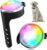 Tubasion 2-Pack Rechargeable Dog Collar Light, 2025 Best 7 Color Changing Light for Dog Collar with 100% Waterproof and Durable Silicone Band. Dog Lights for Night Walking, Camping, Bike