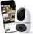 VIRTAVO XD1 Indoor Security WiFi Camera, No Subscription Required, Dual-Lens 360° PTZ Baby Monitor & Pet Cam, Motion Tracking, 2-Way Audio, Night Vision,Optional Cloud/SD Storage, Phone App, Wired