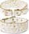 Blueberry Pet Western Genuine Leather Dog Collar for Medium Breeds, Pearl White – Floral Embroidery, Pearl Studs, Adjustable 15-18 Inch Neck, Dog Collars for Medium Dogs