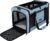 GAPZER Cat Carrier 18 x 11 x 11 Top Loading Soft-Sided Pet Travel Bag Over 15lbs, Portable Small Dog Puppy Car Crate 10 lbs, Chihuahua Kennel Carry Case, Kitty Cloth Cage Medium Cat Under 25 Blue