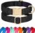Didog Soft Padded Dog Collars for Small Dogs, Colorful and Durable Dog Collar with Quick Release Buckle, Light and Breathable for Daily Walking, Black, S